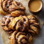 Cinnamon Knots with Coffee Icing Recipe