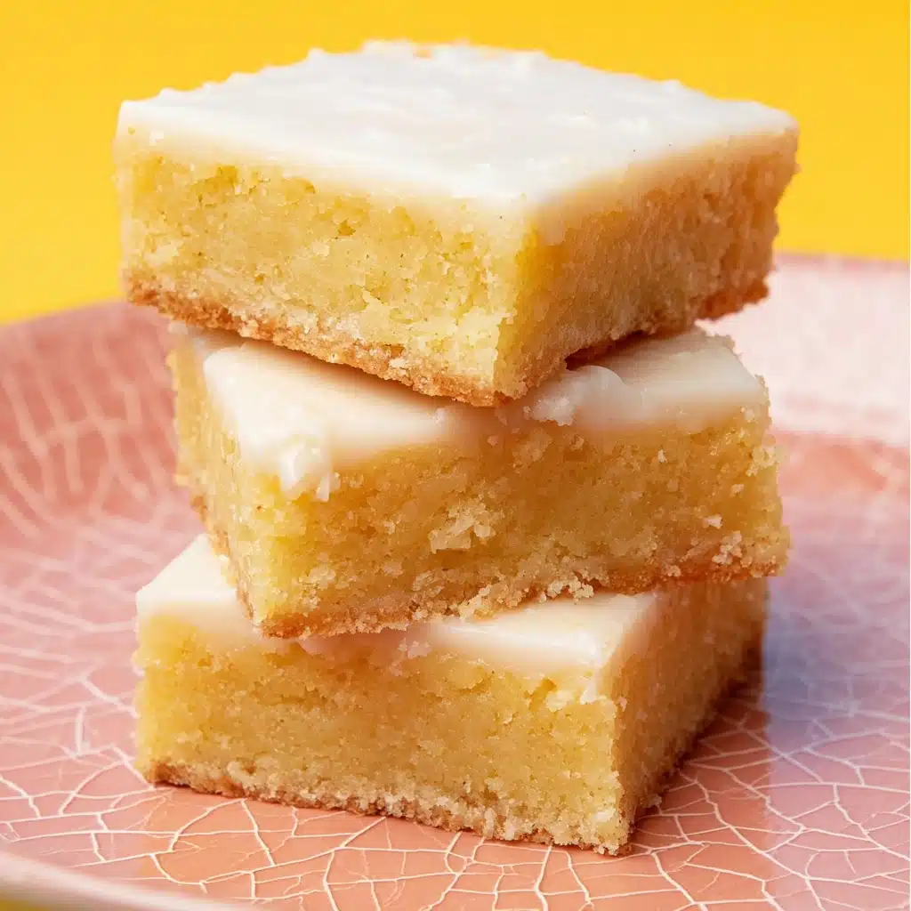 Easy Fudgy Lemon Brownies Recipe - Recipe Image