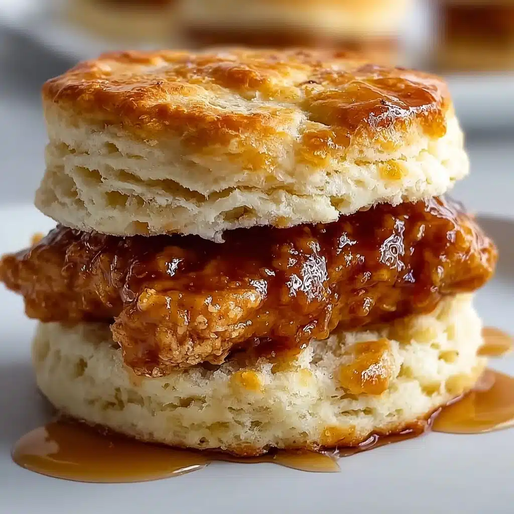 Hot Honey Chicken Biscuits Recipe - Recipe Image