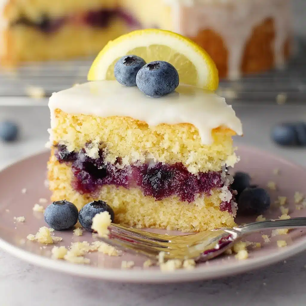 Lemon Blueberry Sheet Cake Recipe