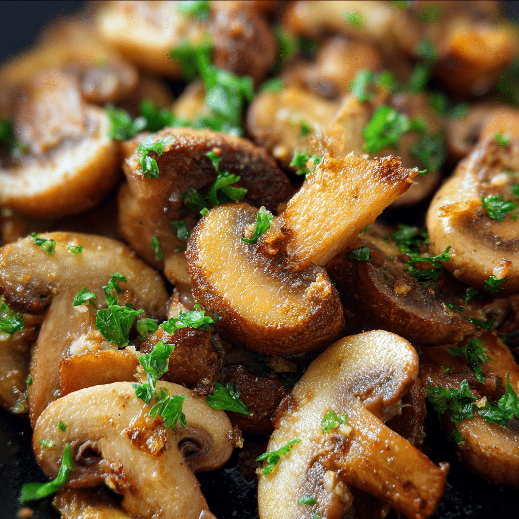 Air Fryer Mushrooms Recipe - Recipe Image