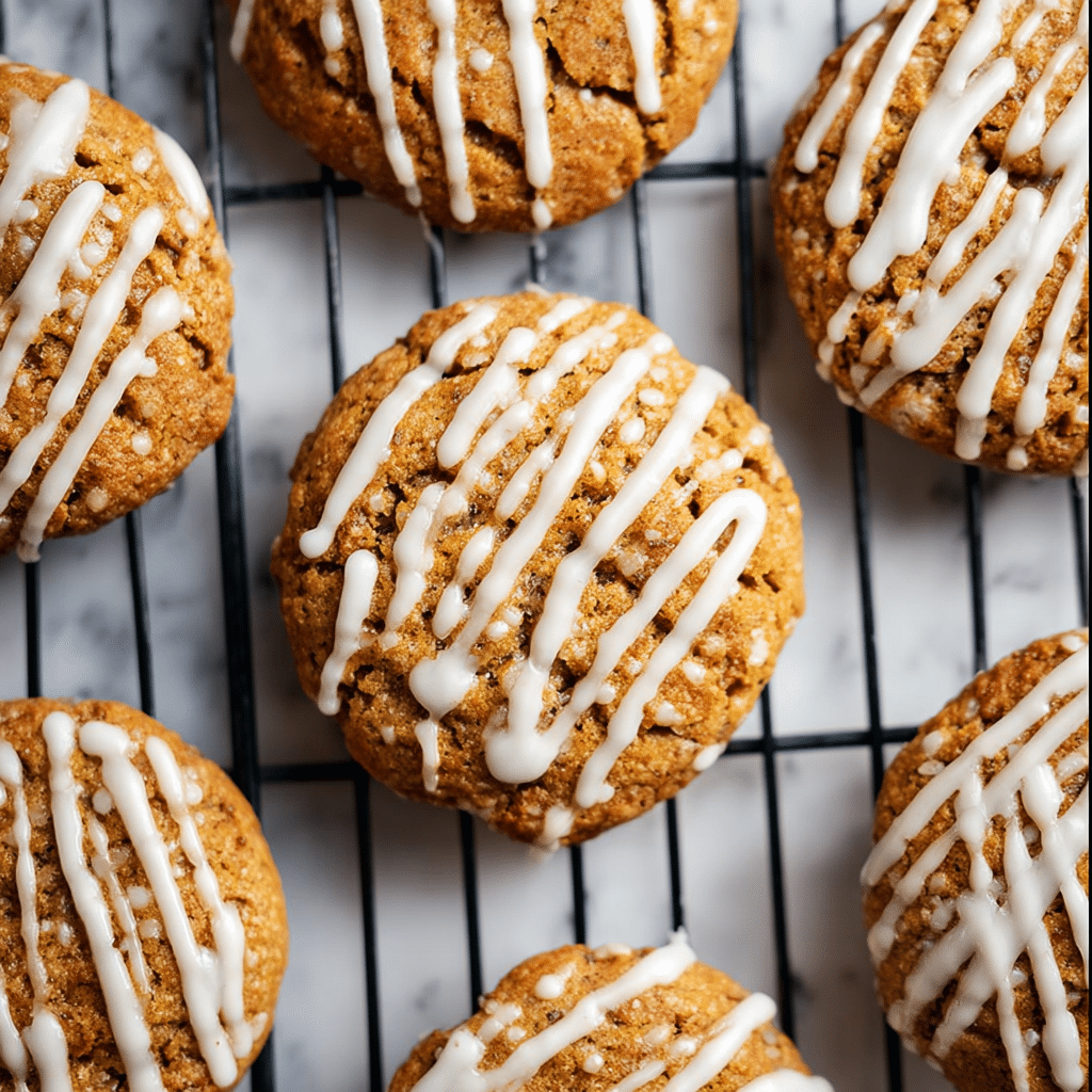 Iced Applesauce Cookies Recipe - Recipe Image