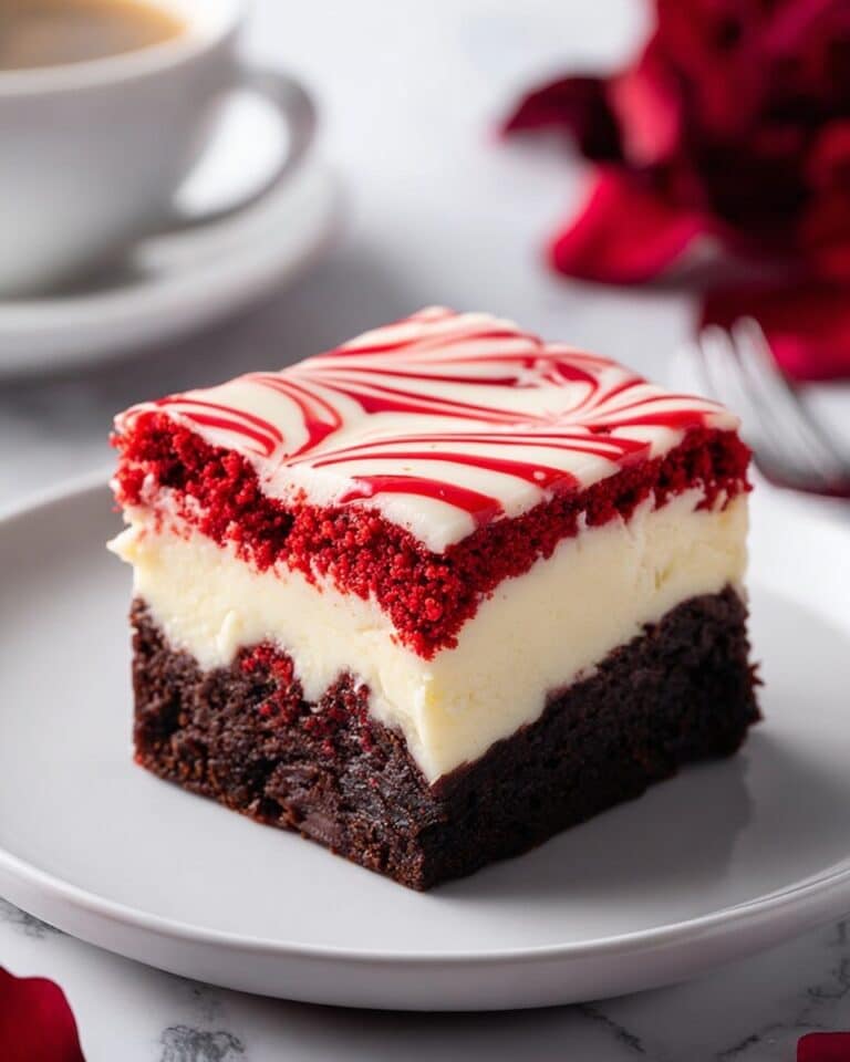 Red Velvet Cheesecake Brownies Recipe