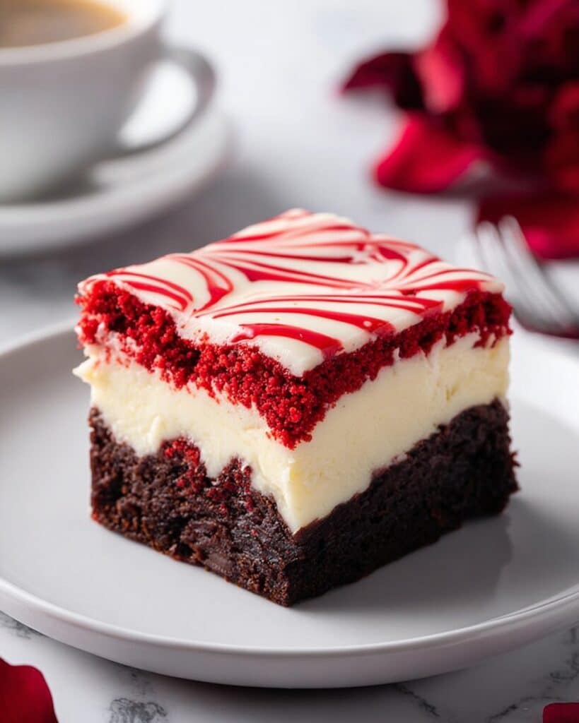 Red Velvet Cheesecake Brownies Recipe