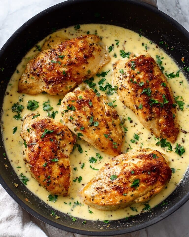 Creamy Garlic Butter Parmesan Chicken Recipe