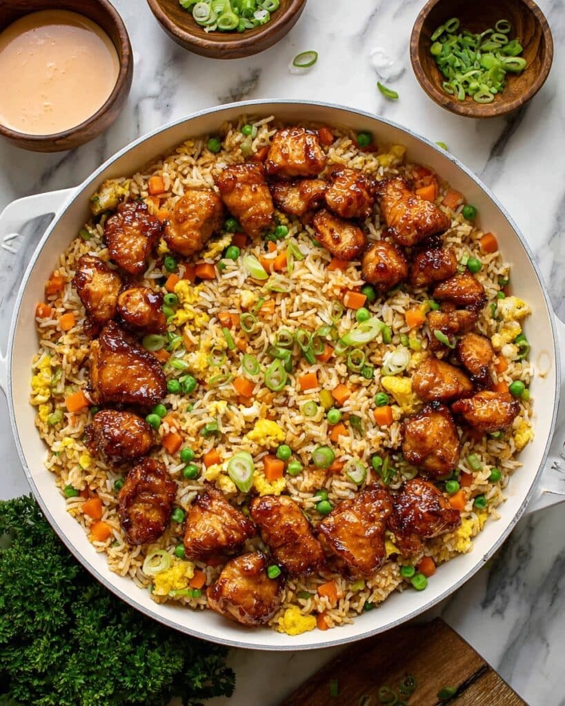 Bang Bang Chicken Fried Rice Recipe