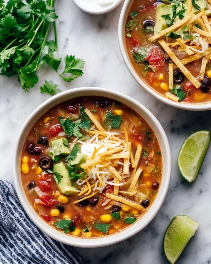 8 Can Chicken Taco Soup Recipe