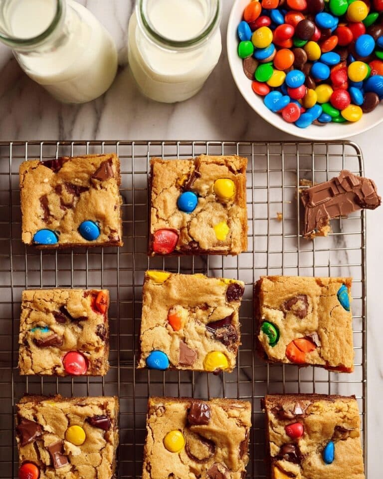 Candy Bar Blondies Recipe