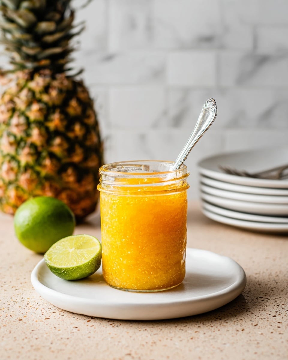 Pineapple Jam Easy Homemade Tropical Fruit Preserve