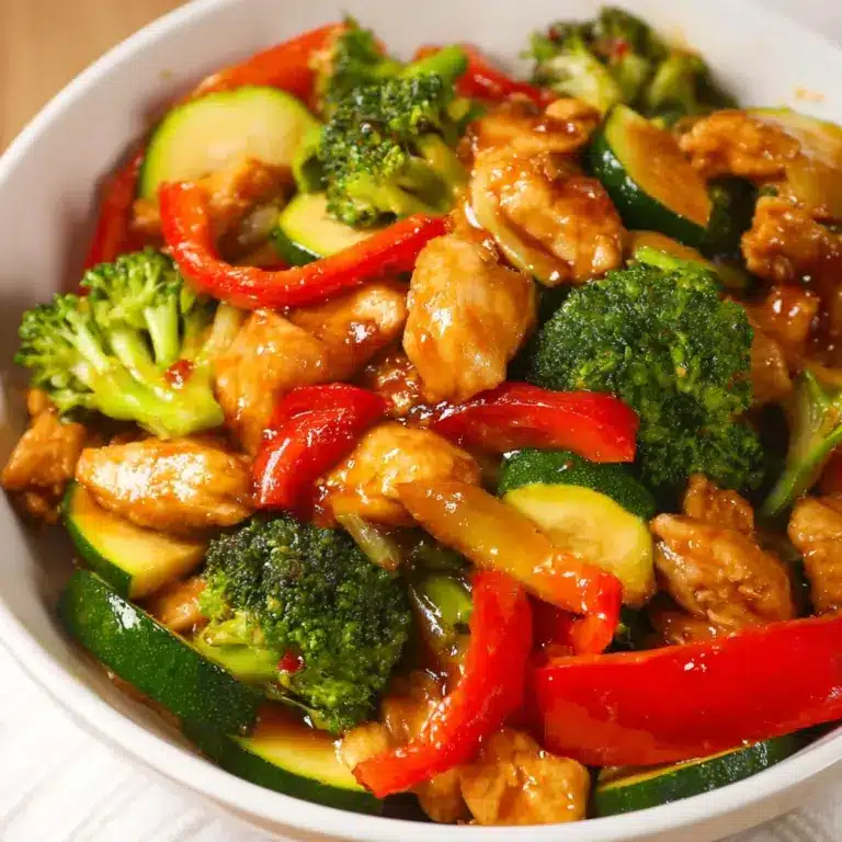 Chicken with Mixed Vegetable Stir Fry Recipe