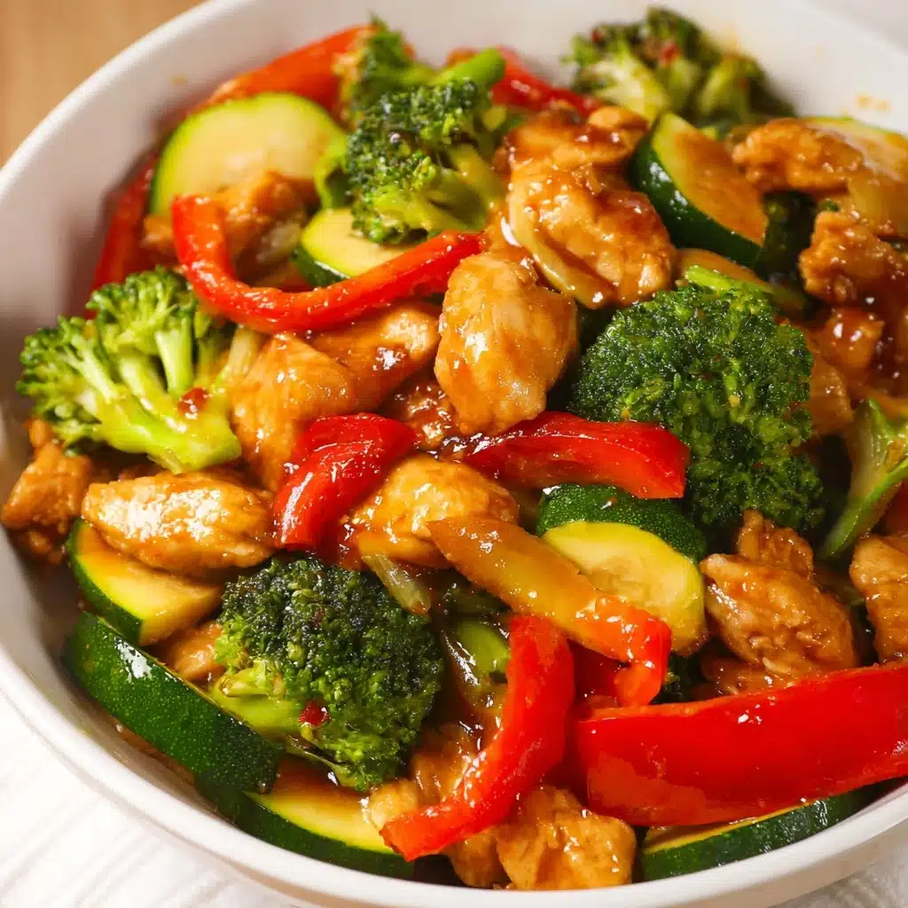 Chicken with Mixed Vegetable Stir Fry Recipe - Recipe Image