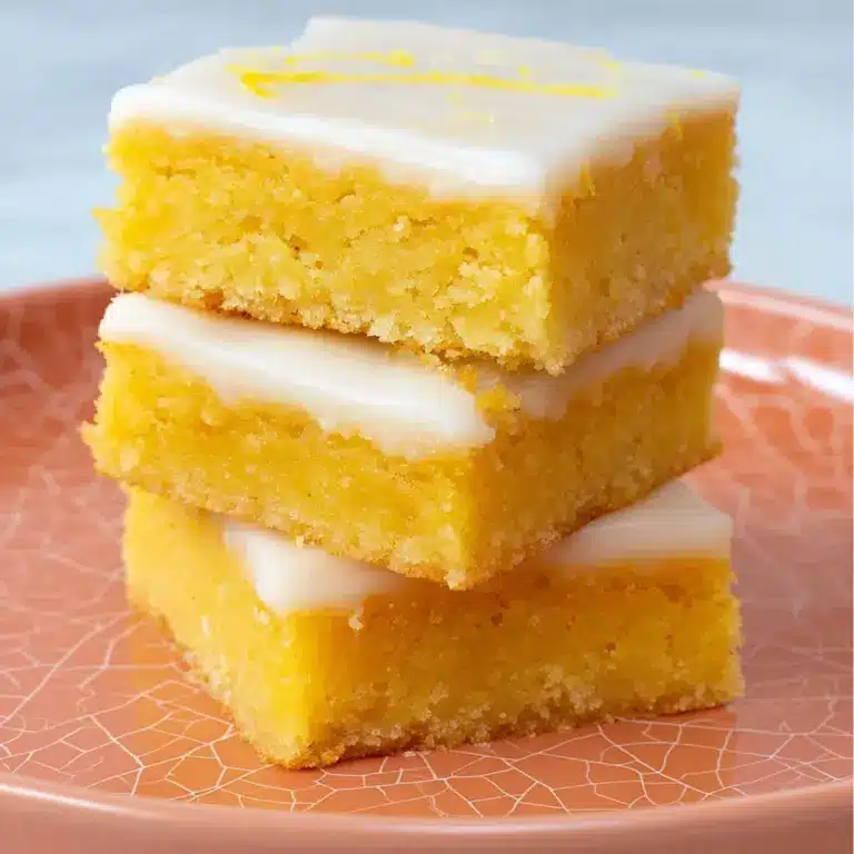 Easy Fudgy Lemon Brownies Recipe