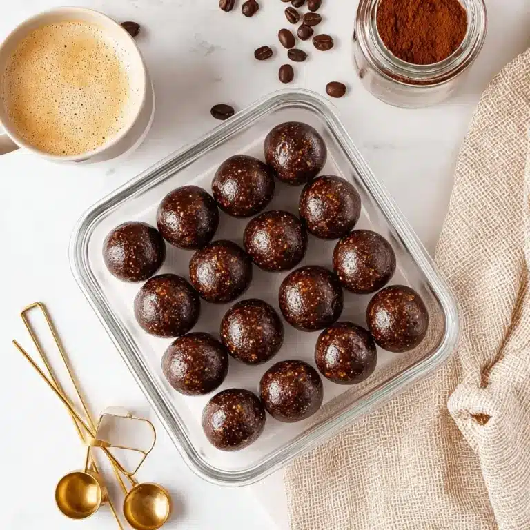 Espresso Energy Bites Recipe