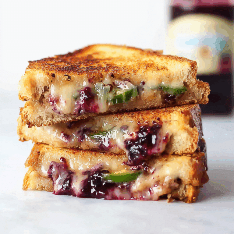 Blueberry Grilled Cheese Recipe