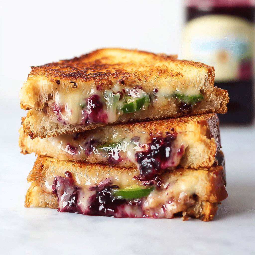 Blueberry Grilled Cheese Recipe
