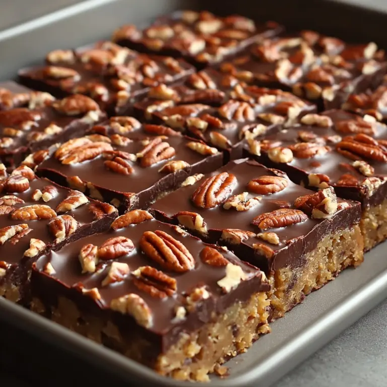 Easy Turtle Bars Recipe