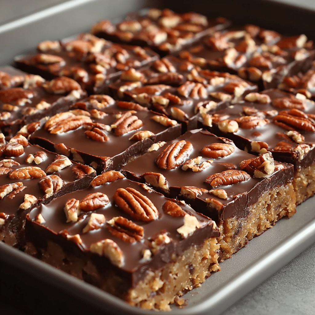 Easy Turtle Bars Recipe - Recipe Image