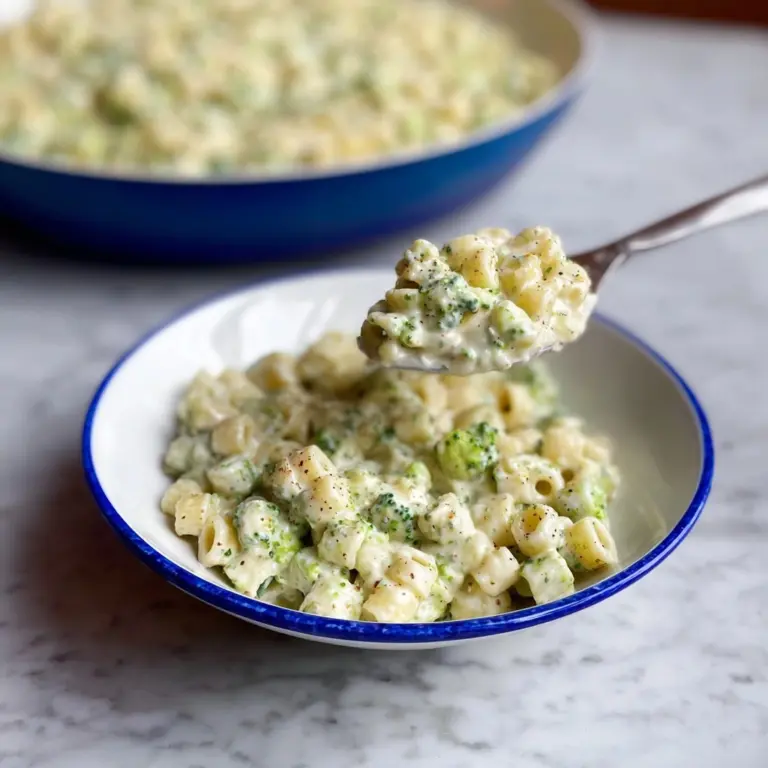 Cheesy and Creamy Broccoli Pasta Recipe