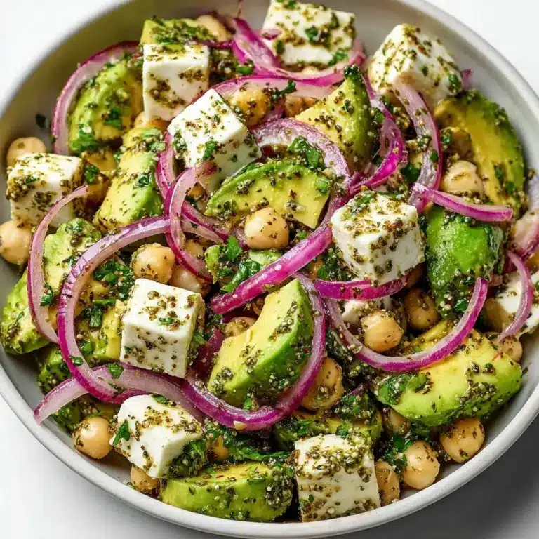 Chickpea Feta Avocado Salad Recipe