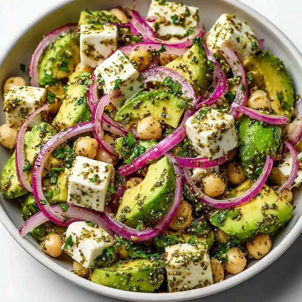 Chickpea Feta Avocado Salad Recipe