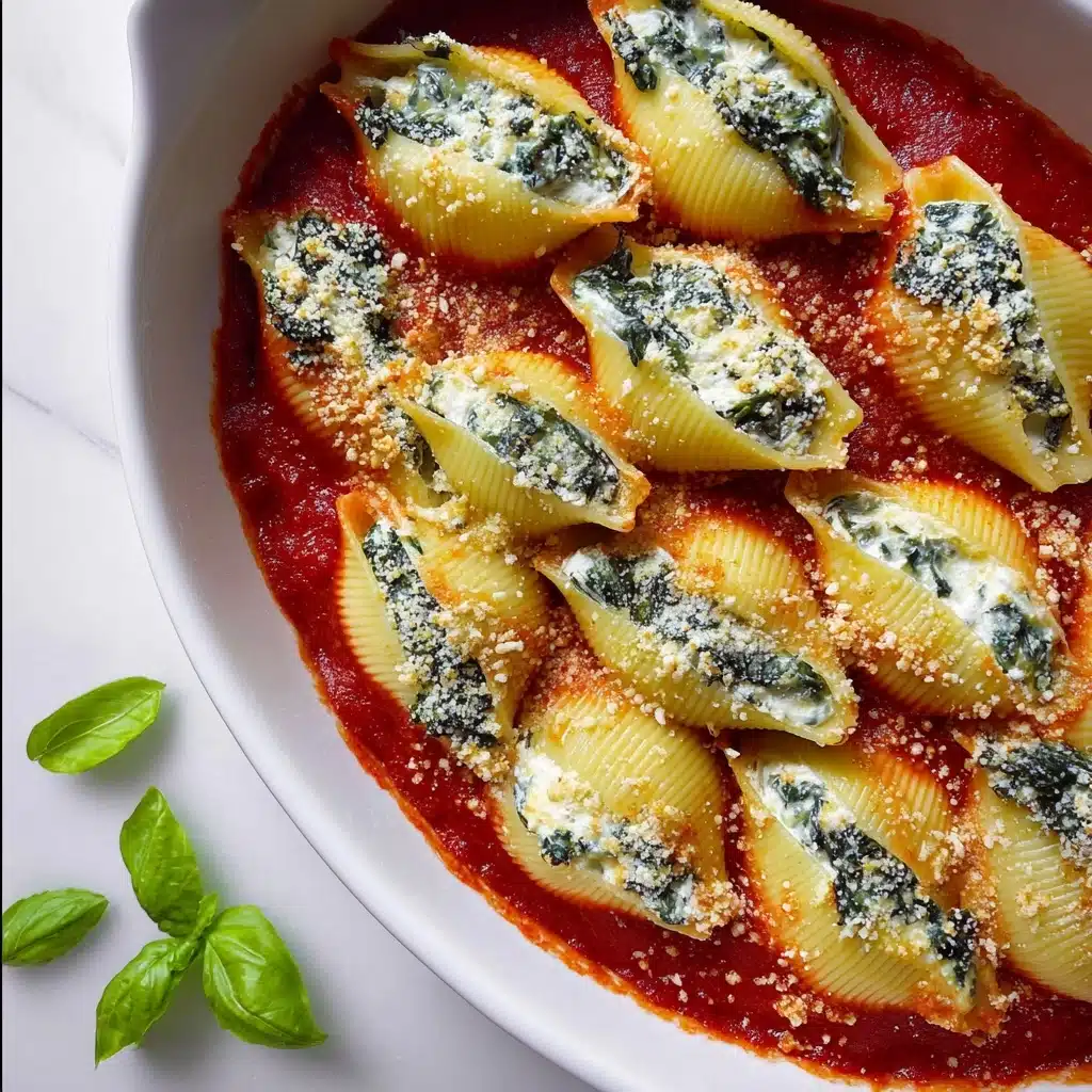 Spinach and Ricotta Stuffed Shells Recipe