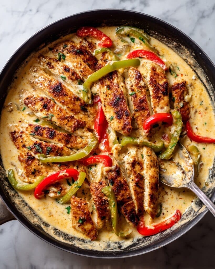 One-Pan Creamy Pepperoncini Chicken Recipe