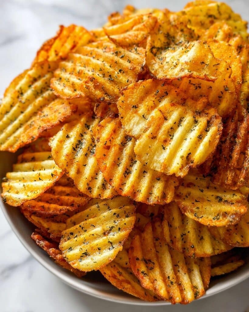 Air Fryer Spicy Dill Pickle Chips Recipe