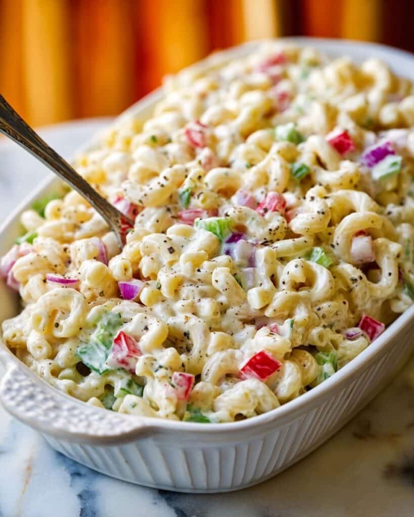 Sweet and Tangy Macaroni Salad Recipe