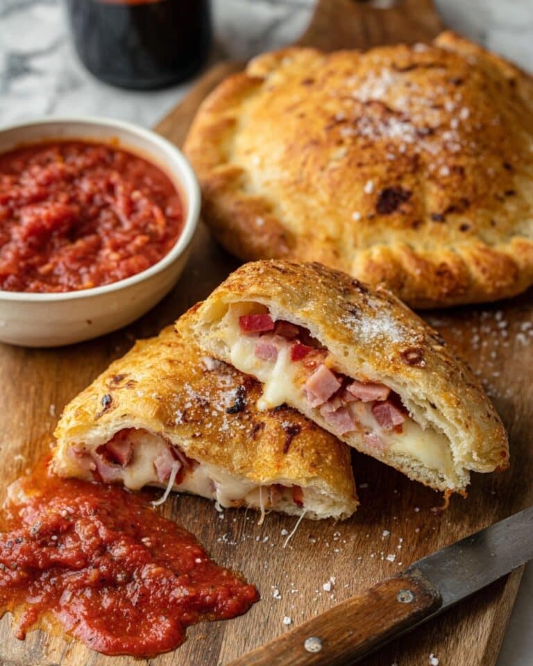 Ham and Cheese Calzone Recipe