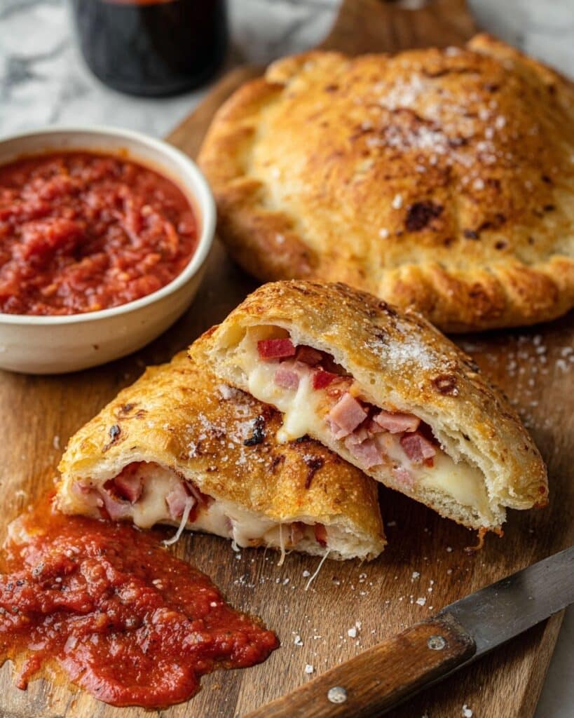 Ham and Cheese Calzone Recipe