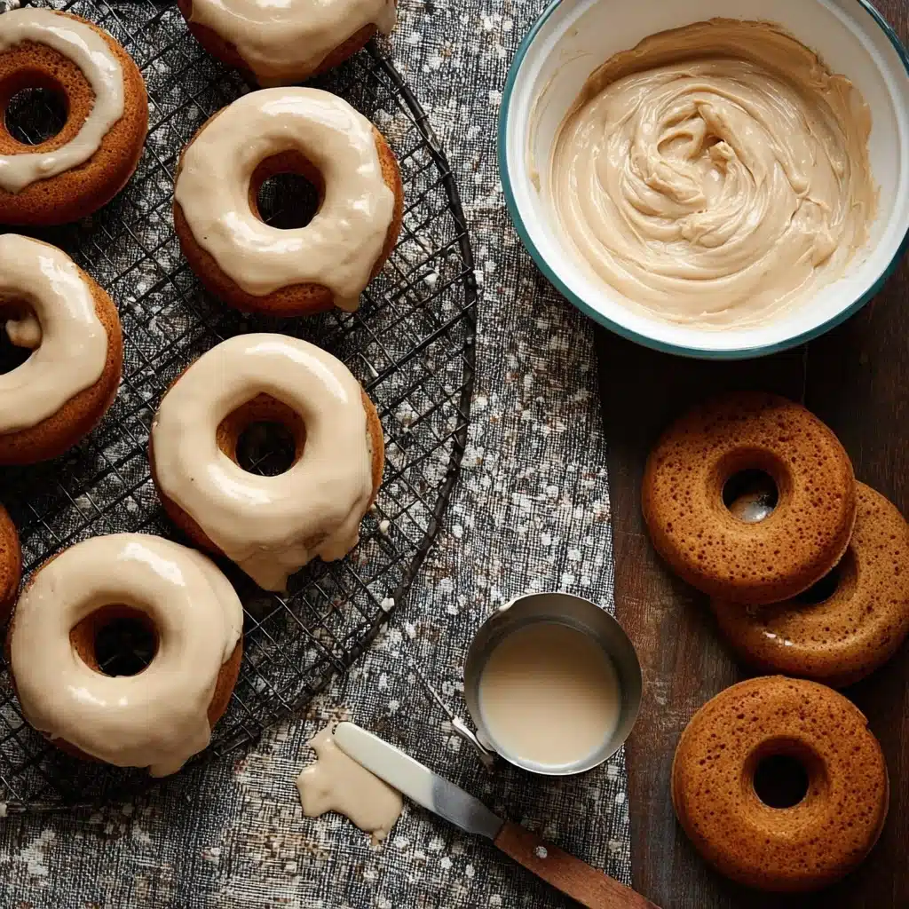 Apple Cinnamon Baked Doughnuts with Brown Butter Glaze Recipe - Recipe Image