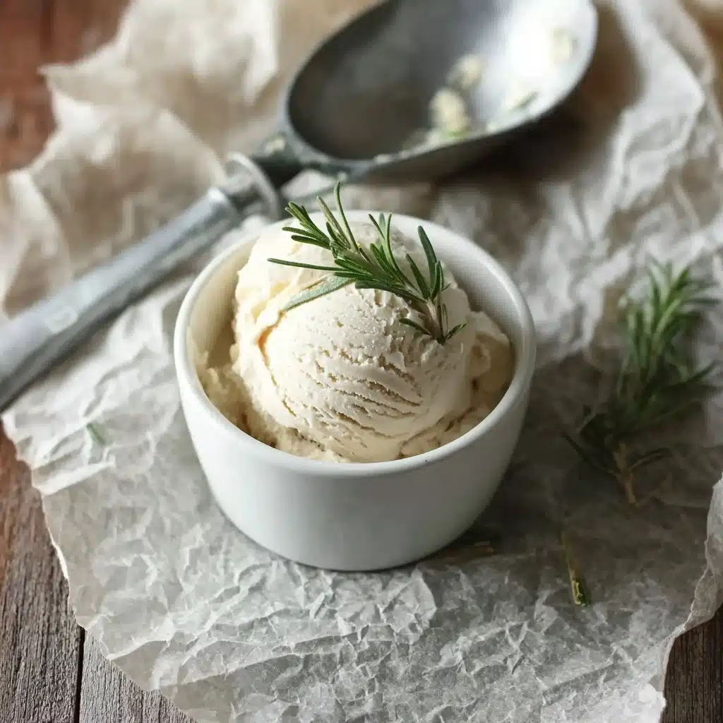 Rosemary Ice Cream Recipe - Recipe Image