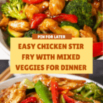 Chicken with Mixed Vegetable Stir Fry Recipe