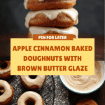 Apple Cinnamon Baked Doughnuts with Brown Butter Glaze Recipe