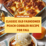 Old Fashioned Peach Cobbler Recipe