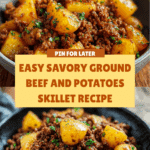 Savory Ground Beef with Potatoes Recipe