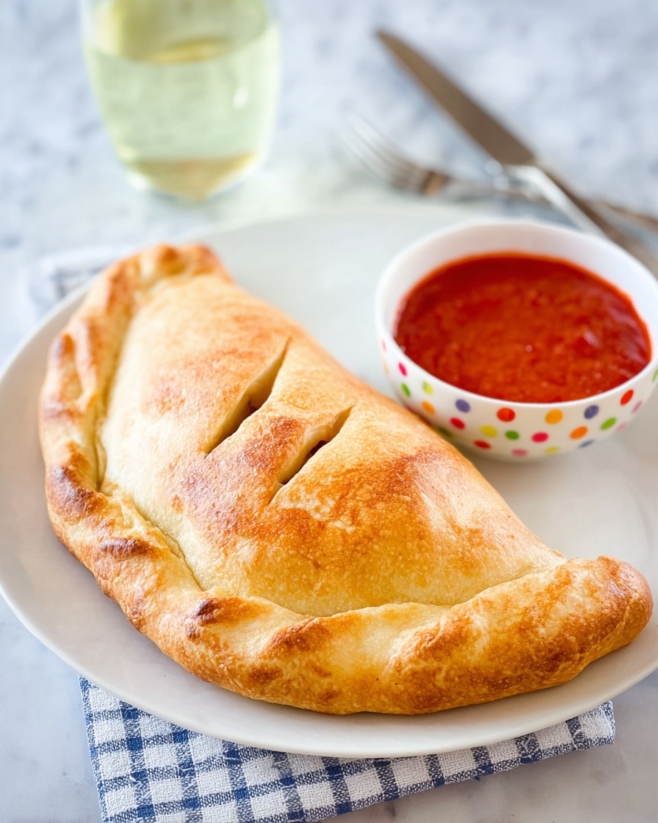 Savory Italian Sausage and Pepperoni Calzones Recipe