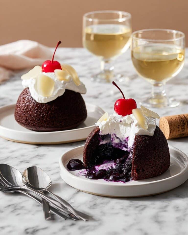 Ube Macapuno Molten Lava Cakes Recipe