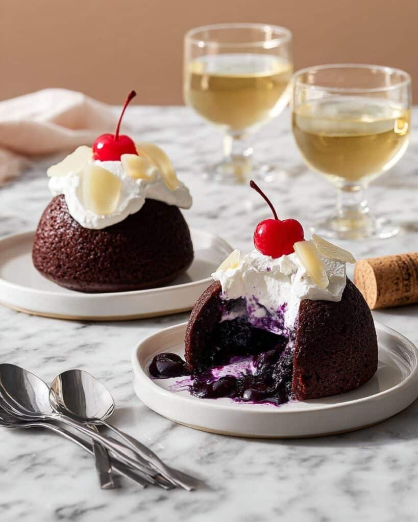 Ube Macapuno Molten Lava Cakes Recipe