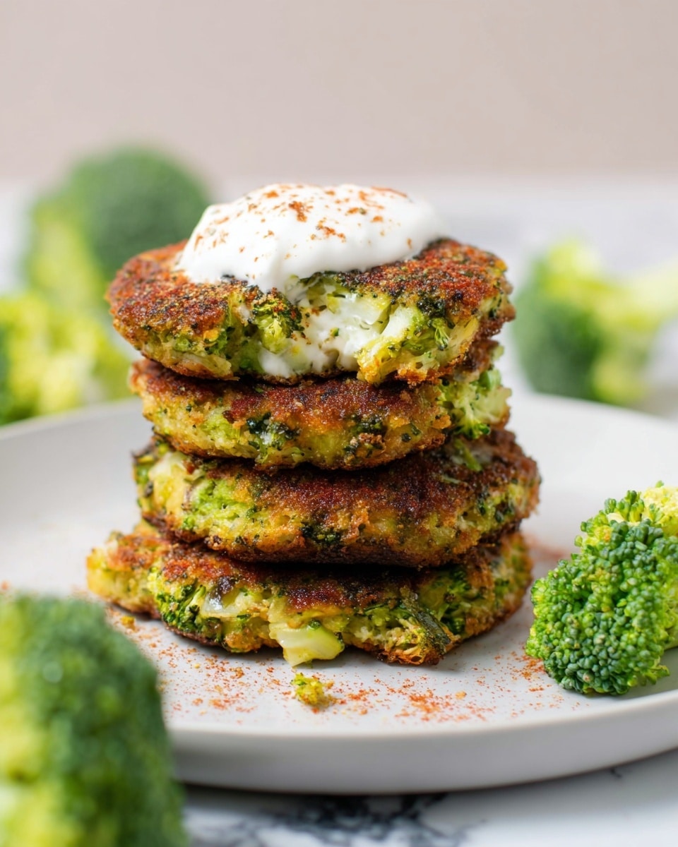 Broccoli Cheddar Fritters Recipe