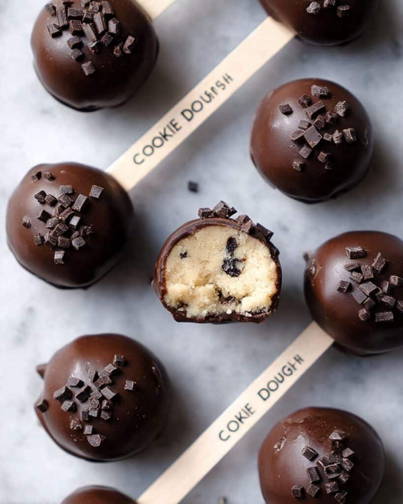 Chocolate Chip Cookie Dough Truffles Recipe