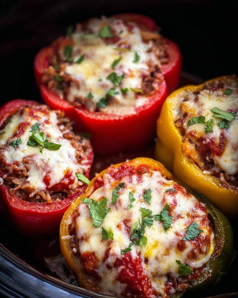 Crockpot Stuffed Peppers Recipe