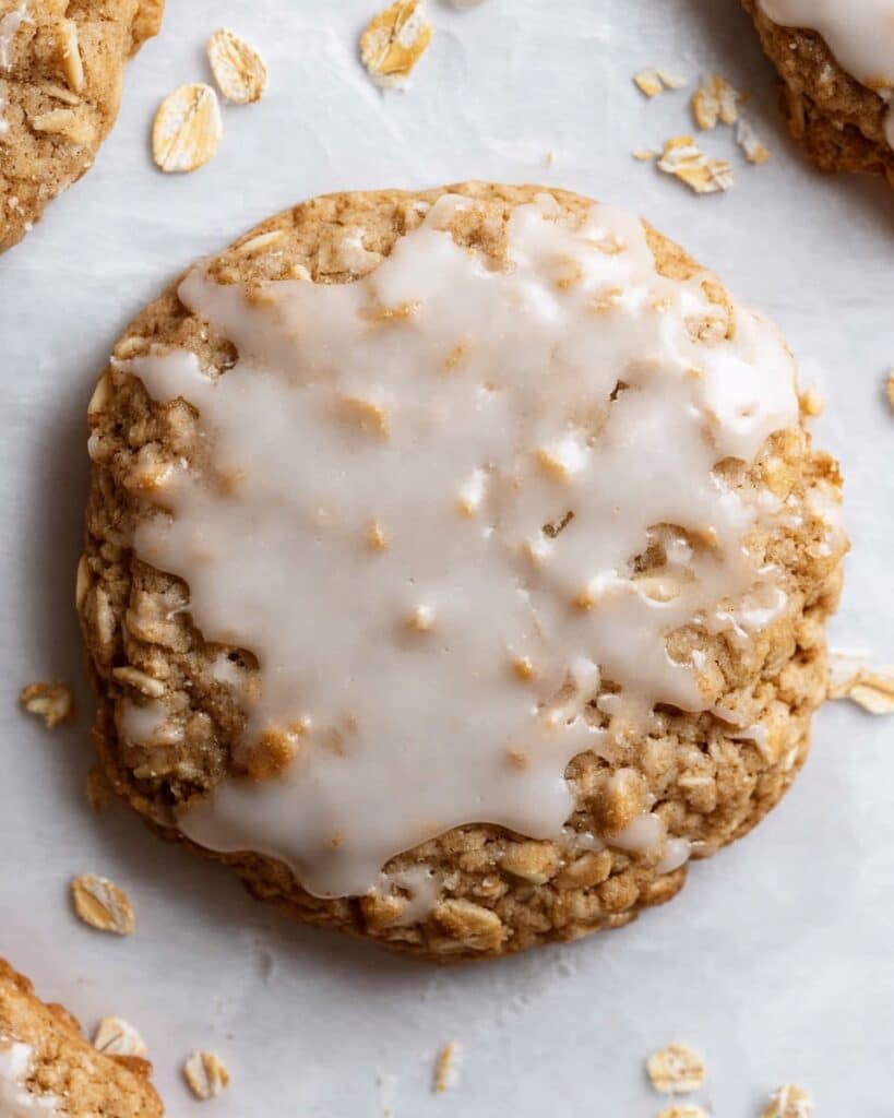 Iced Oatmeal Cookies – Crumbl Copycat Recipe