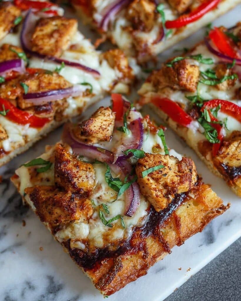 BBQ Chicken Flatbreads Recipe