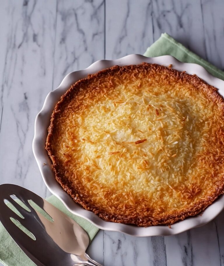 Easy Gluten Free Coconut Pie Recipe