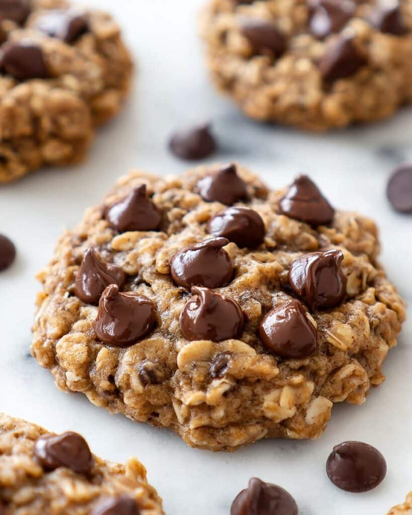 4-Ingredient Flourless Healthy Oatmeal Cookies Recipe