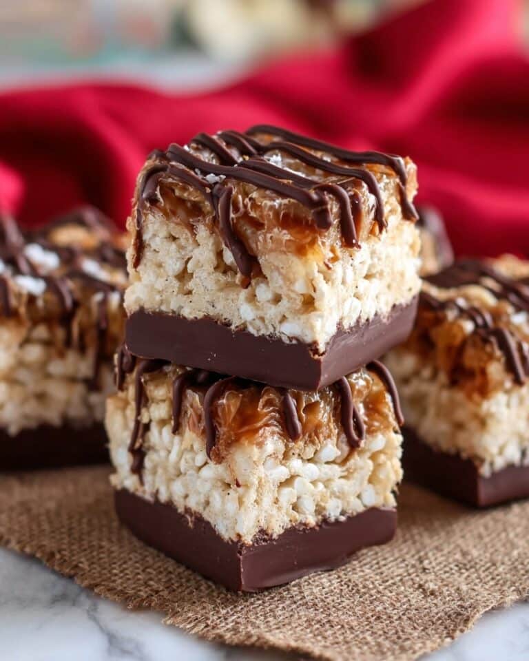Samoa Rice Krispie Treats Recipe