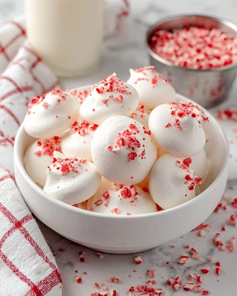 Peppermint Meringues Recipe