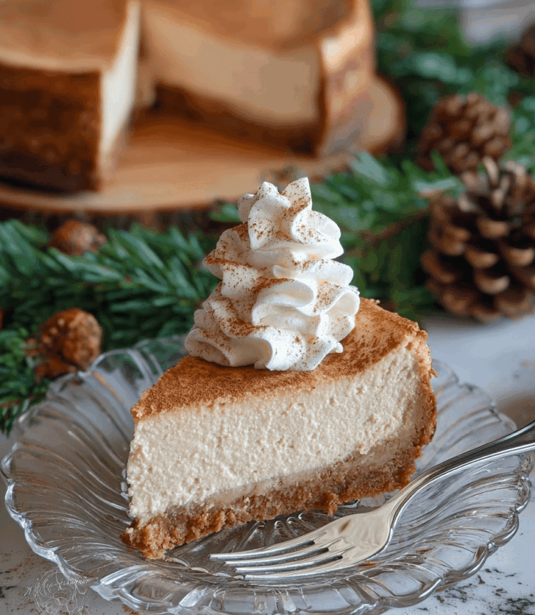 Holiday Spice Cheesecake Recipe
