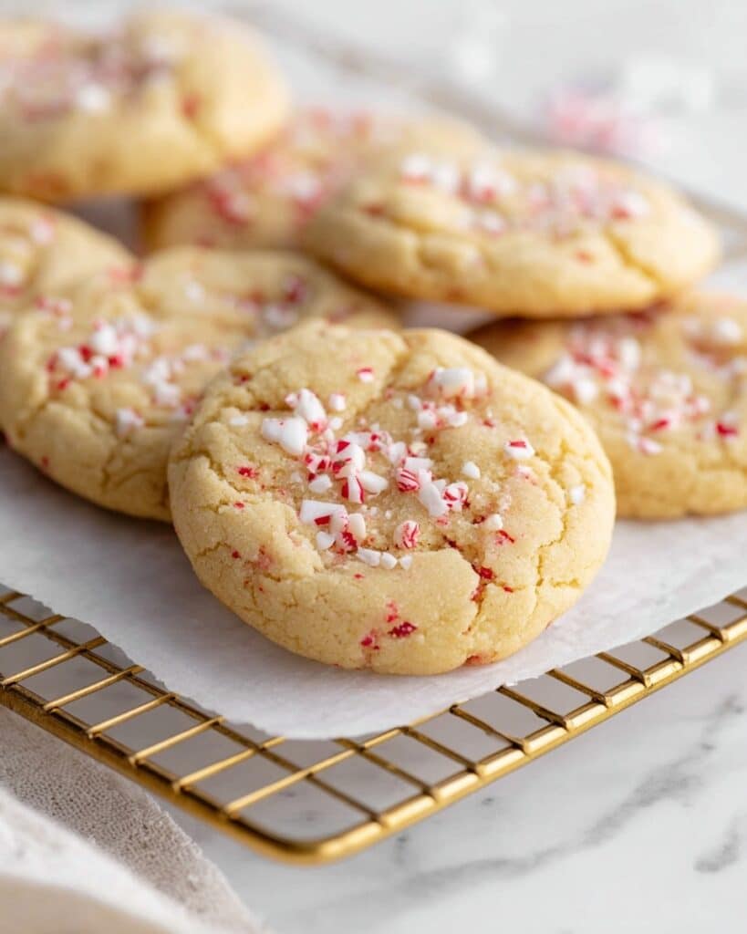 Peppermint White Chocolate Pudding Cookies Recipe